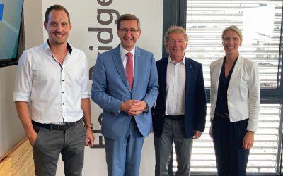 Business talk with Austrian State Minister for Economic Affairs, Markus Achleitner